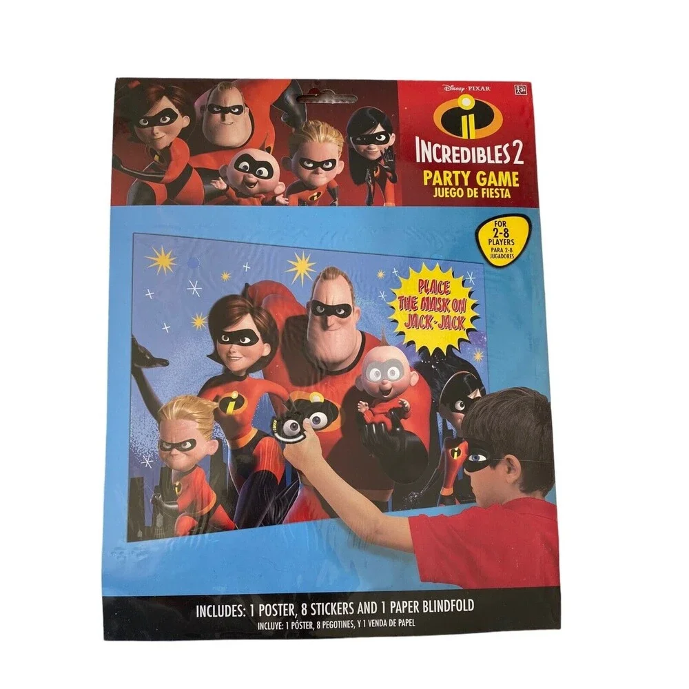 Incredibles 2 Childrens Birthday Party Game NEW Disney Pixar